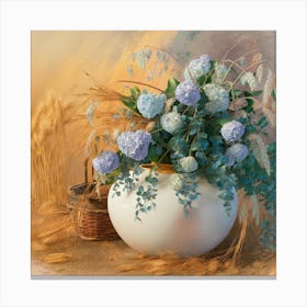 Hydrangeas Canvas Print