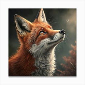 Foxes Canvas Print