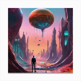 Alien Planet 2 Canvas Print