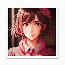 Anime Girl 1 Canvas Print