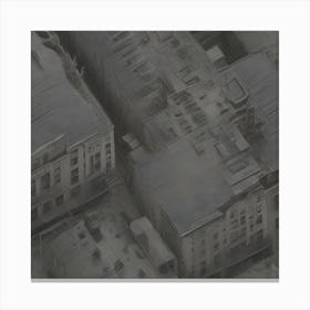 Aerial View Of A City 2 Canvas Print