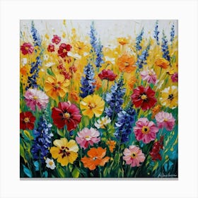 Colorful Flowers Canvas Print