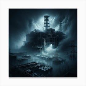 Dark City 1 Canvas Print