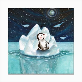 Dreamy Iceberg  Square Canvas Print