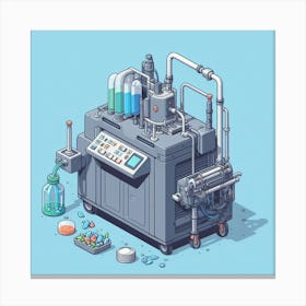 Machine For Making Medicine Canvas Print