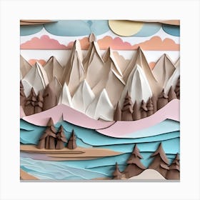 Paper Art Canvas Print