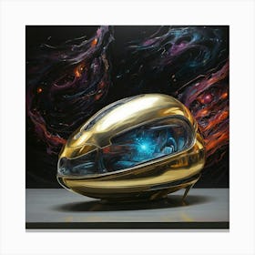 Space Helmet Canvas Print