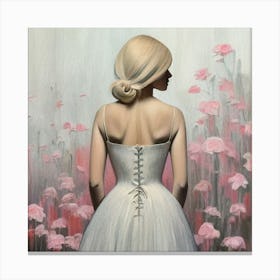 Back Of The Bride Canvas Print