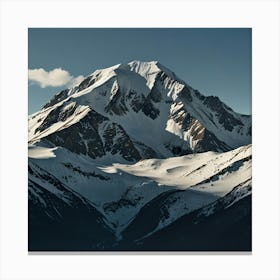 Snowy Mountain Canvas Print