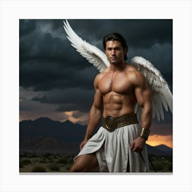 Angel With Wings 2 Canvas Print
