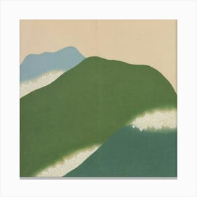 Japanese Mountains Canvas Print