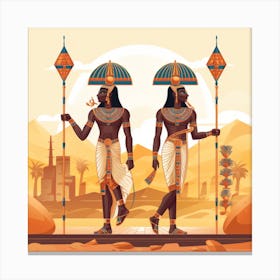 Egyptian Gods 1 Canvas Print