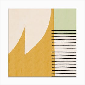 Modern Abstract Square Square Canvas Print