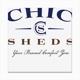 Chic Sheds Canvas Print