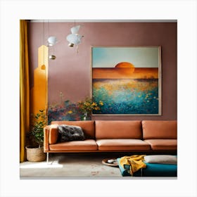 Living Room Painting Canvas Print