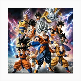 Dragon Ball Super 45 Canvas Print