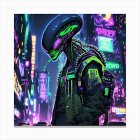 Alien City 2 Canvas Print
