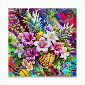 Hawaiian Flowers Canvas Print