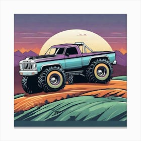 Monster Truck 12 Canvas Print
