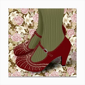 Red Shoes Canvas Print