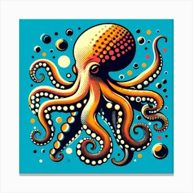 Octopus 5 Canvas Print