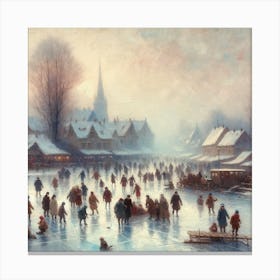 Winter'S Day Art Print Canvas Print