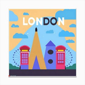 London Art Prints And Poster Canvas Print