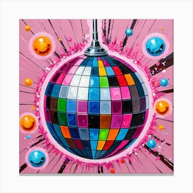 Disco Ball 10 Canvas Print