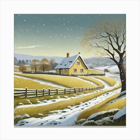 Winter Landscape Canvas Print