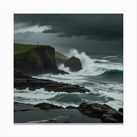 Stormy Seas 2 Canvas Print
