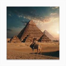 Egypt At Sunset 2 Canvas Print