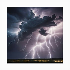 Lightning Canvas Print