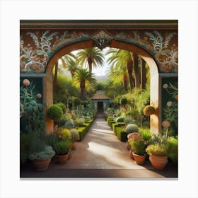 Garden Of Miraval Canvas Print