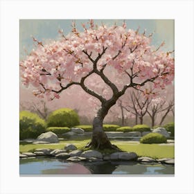 Cherry Blossom Tree Canvas Print