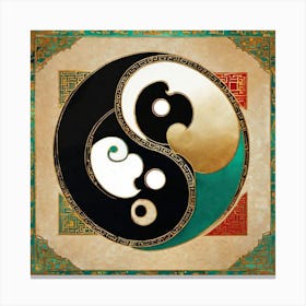Yin Yang Symbol 9 Canvas Print