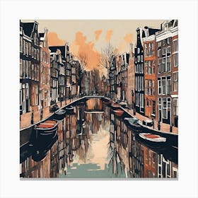 Amsterdam Canal 3 Canvas Print