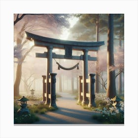 Tori Gate Canvas Print