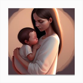 Mother ❤️ Canvas Print