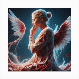 Angel Of Death 1 Canvas Print