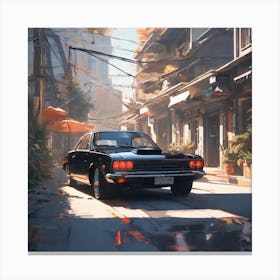 City Street Canvas Print