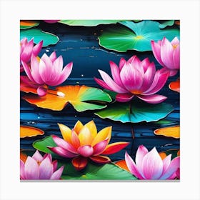 Lotus Flower 47 Canvas Print