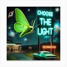 Choose The Light Canvas Print