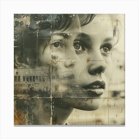 'The Girl In The Window' Canvas Print