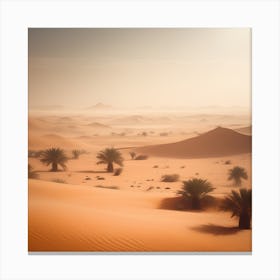 Desert Landscape - Desert Stock Videos & Royalty-Free Footage 17 Canvas Print