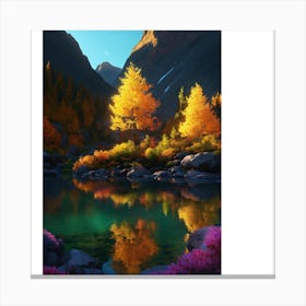 Autumn In The Mountains 10 Canvas Print