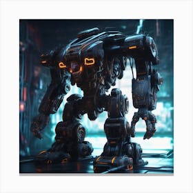 Futuristic Robot 73 Canvas Print