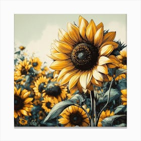 Sunflowers 2 Canvas Print