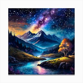 Milky Way Canvas Print