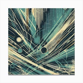 Illustration grunge 1 Canvas Print