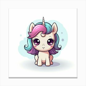 Cute Unicorn 324 Canvas Print